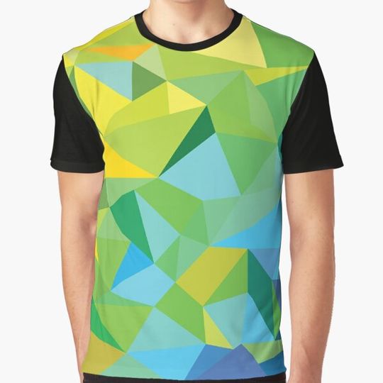 Discover Grass Triangles - Stained Glass design