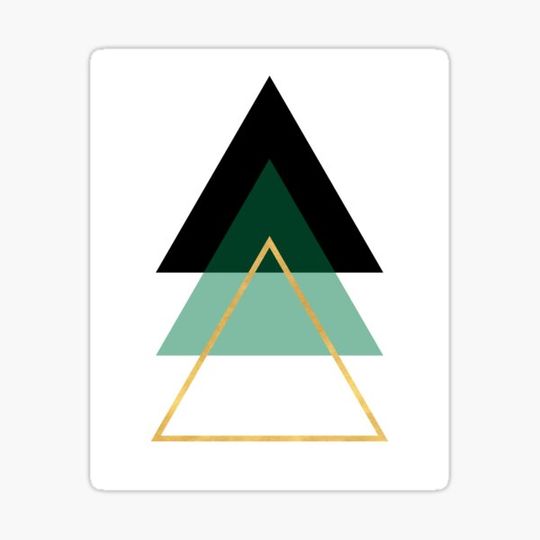 Discover GEOMETRIC ABSTRACT HOLLOW PYRAMIDS TRIANGLE