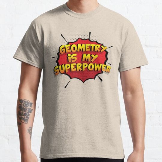 Discover Geometry is my Superpower Funny Design Geometry Gift