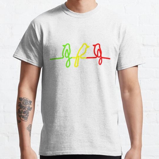 Discover Three little birds Reggae Rasta Jamaica bird