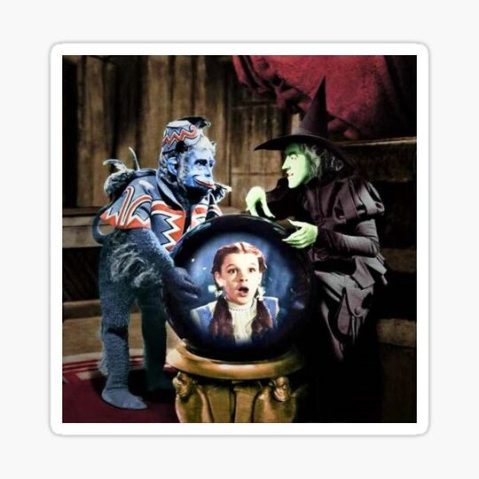 Discover flying monkey  witch  wizard oz digital colorized print