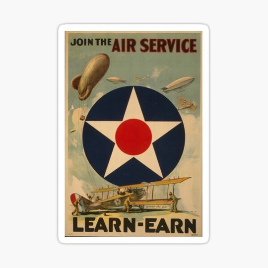 Discover Join the Air Service Recruitment Poster
