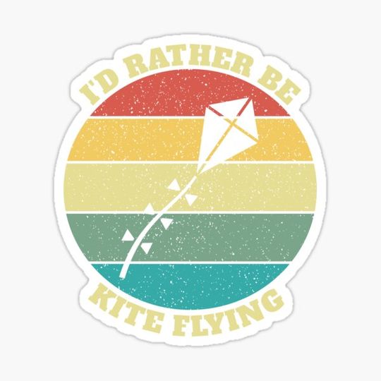 Discover Funny I'd Rather Be Kite Flying