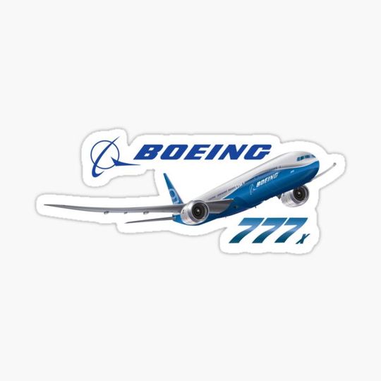 Discover Boeing 777x-900 Aircraft Image - Blue