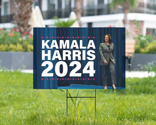 Discover Kamala Harris 2024 Yard Sign - Coroplast We Choose Freedom, Harris For President 2024