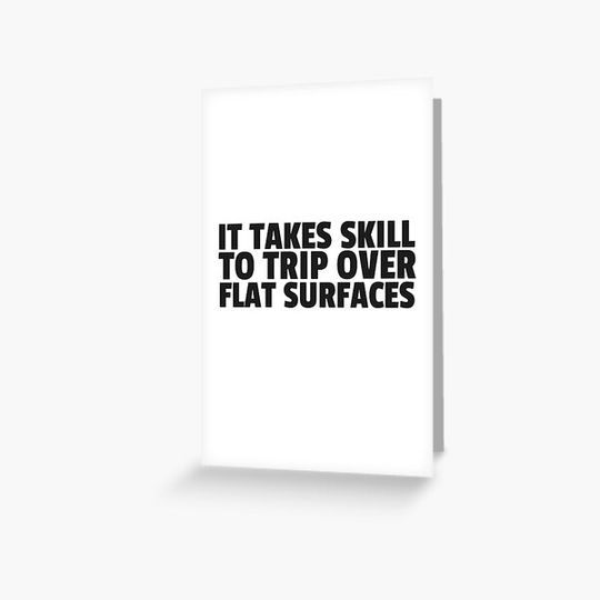 Discover Clumsy Joke Cute Humor Cool Quote Gift