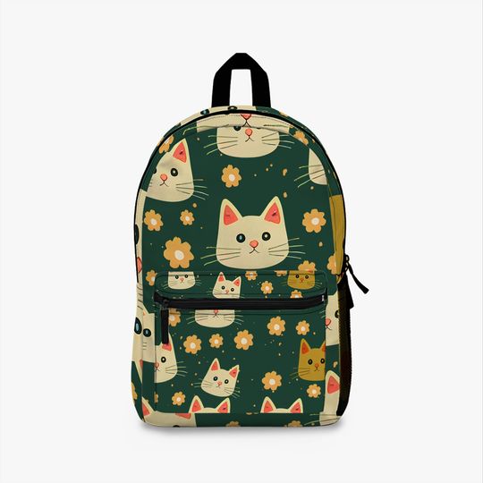 Discover Backpack For Kids, Cat Backpack For Cat Lover, Back To School Backpack, Traveling Bag For Girls