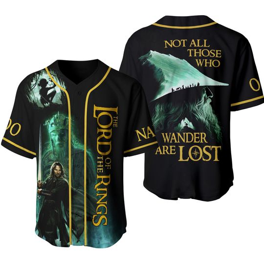 Discover Lord Of The Rings Jersey, Lotr Baseball Jersey, Aragorn Jersey Shirt
