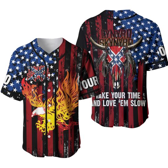Discover Personalized Lynyrd Skynyrd Baseball Jersey Shirt