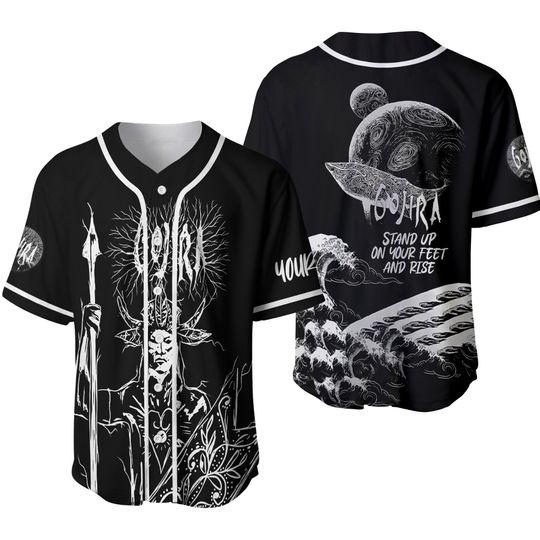 Discover Personalized Gojira Stand Up On Your Feet And Rise Baseball Jersey Shirt Gift Fans