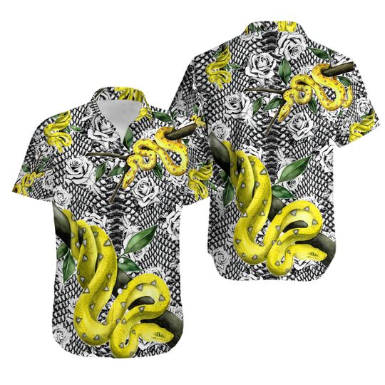 Discover Snake Hawaiian Shirt/ Snake Lovers Hawaiian Shirt