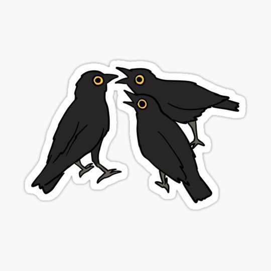 Discover Cartoon crows