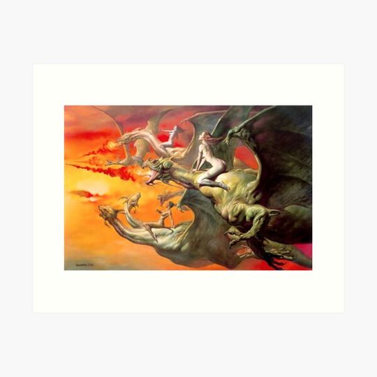 Discover Dragon Riders by Boris Vallejo