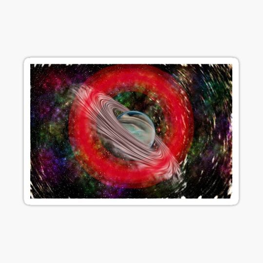 Discover red glow