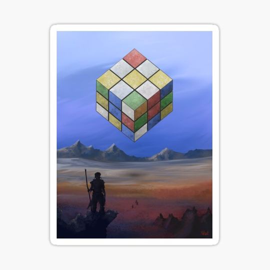 Discover All Hail The Cube - Epic Sci Fi Fantasy Landscape