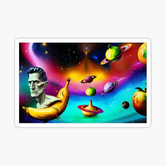 Discover Wittgenstein surrounded by fruity concepts