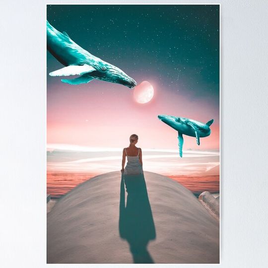 Discover Space Whale Moon Shake