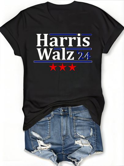 Discover Harris Walz Shirt, 2024 Election  Shirt, Kamala Harris Tim Walz Campaign Shirt