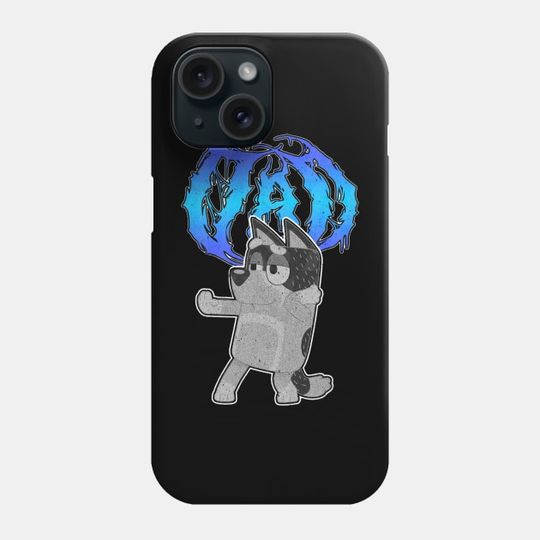 Discover BlueyDad Dad Metal Dance - BlueyDad Dad Phone Case