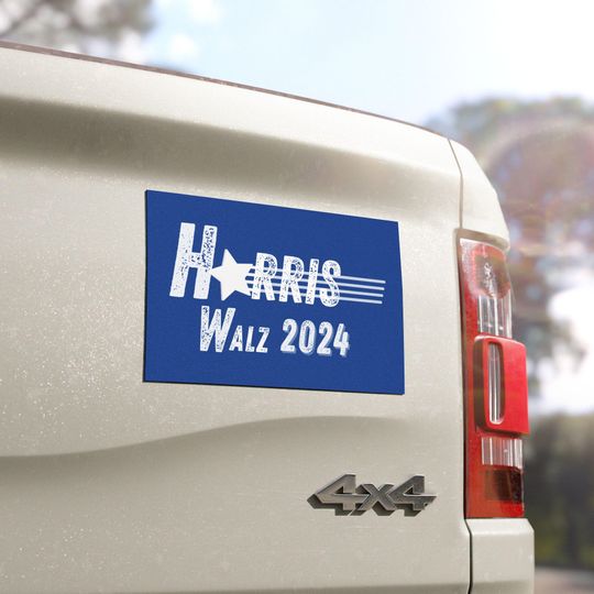 Discover Harris Walz 2024 Car Magnets / Harris Walz Campaign Car Magnet / Election