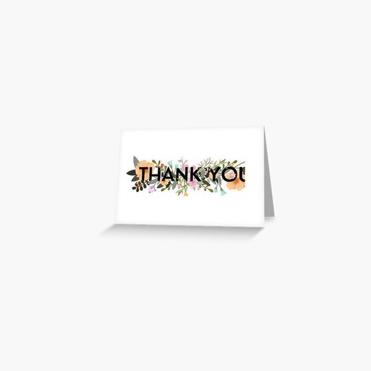 Thank You With Flowers