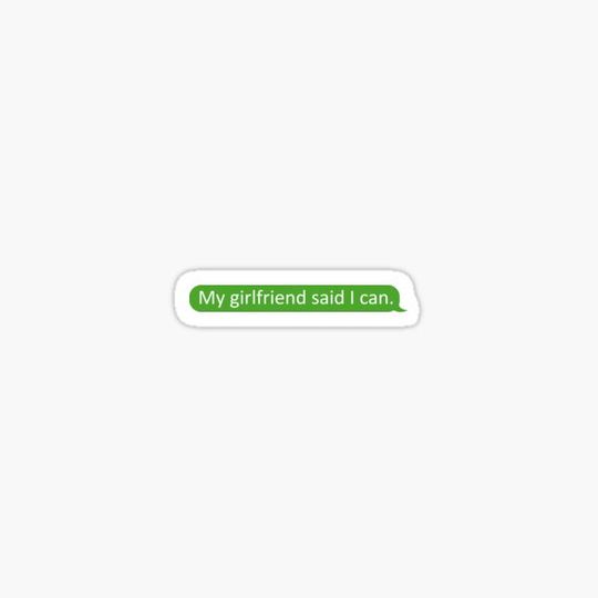 Discover My girlfriend said I can