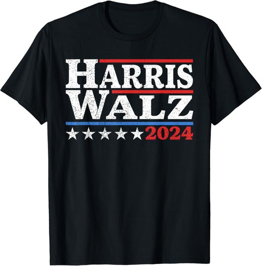 Discover Harris Walz 2024 Election Kamala Harris Tim Waltz 2024 T-Shirt