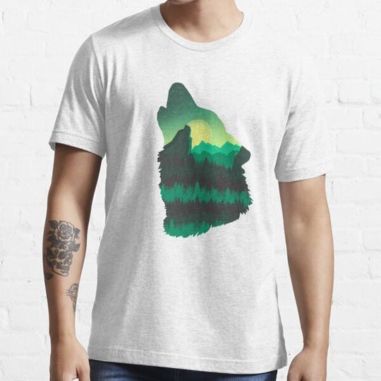 Discover Wolf silhouette Nature landscape