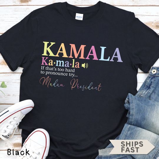 Discover Madam President Shirt, Pastel Kamala Harris Shirt, Democrat Tee