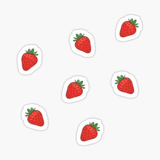 Discover Strawberries Sticker Pack