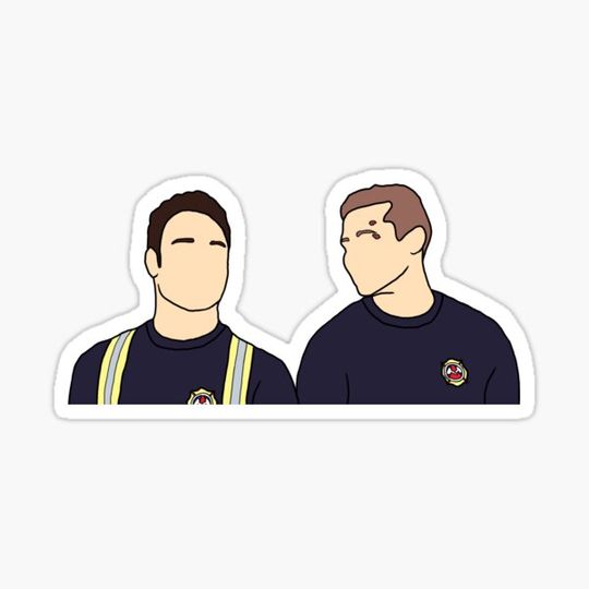 Discover buck and eddie sticker