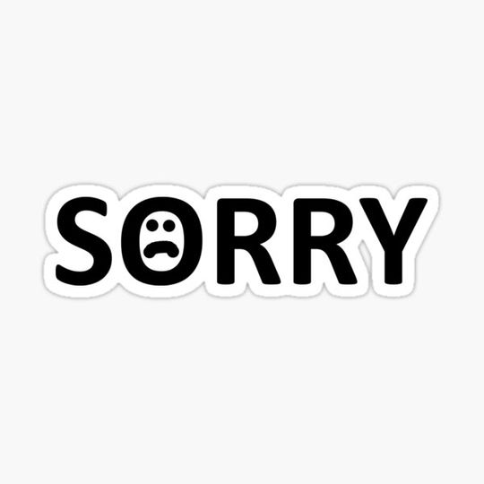 Discover Sorry Text