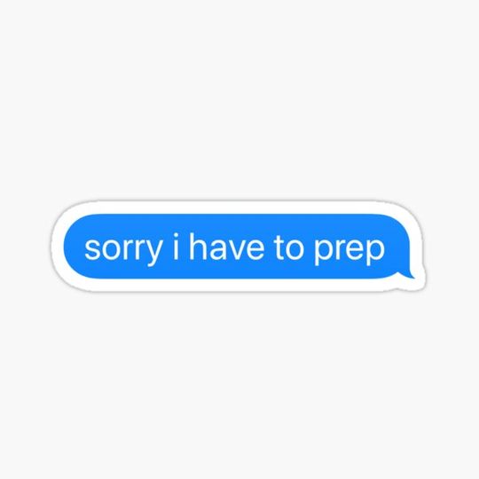 Discover sorry i have to prep debate sticker