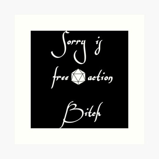 Discover Sorry is a free action