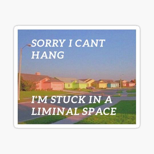 Discover Sorry I can't Hang I'm stuck in a liminal space