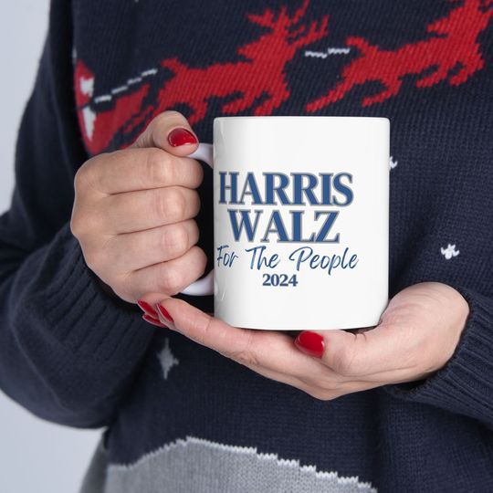 Discover Election 2024 Mug - Kamala Harris and Tim Walz