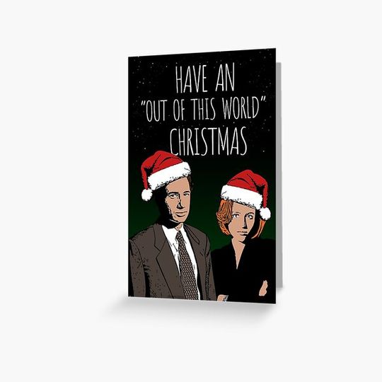 Discover X-Files Out Of This World Christmas Card
