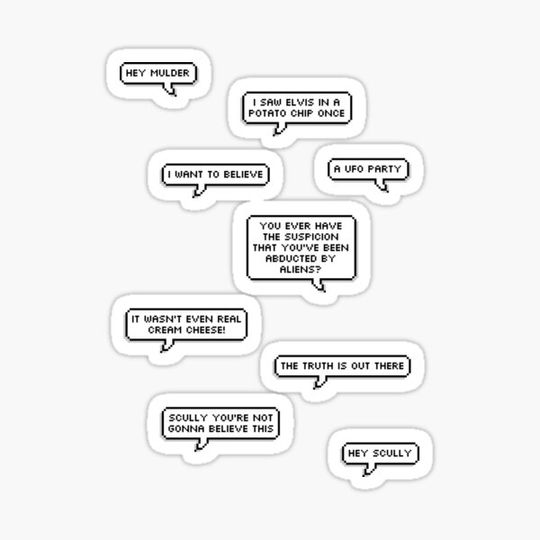 Discover The X-Files Quotes Set 2