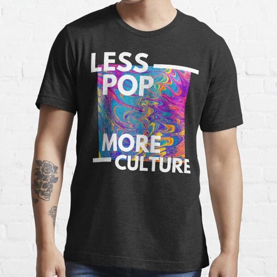 Discover Less Pop More Culture Abstract Pattern