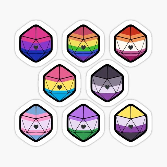 Discover Pride d20 set