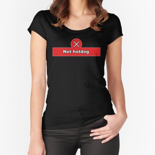 Discover Not Hot Dog Silicon Valley Funny Quote Shirt