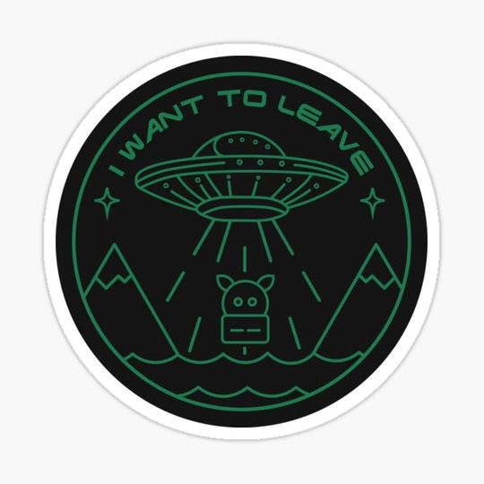 Discover I Want to Leave - Shocked Cow Version-Green