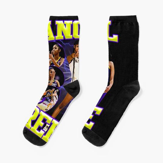 Discover Angel Reese Purple Socks