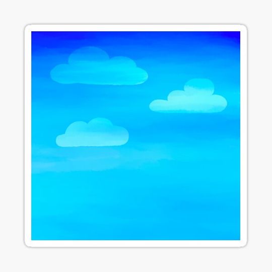 Discover Blue Sky Cloud Painting