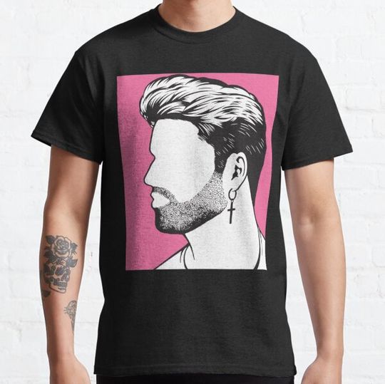 Discover Pink background George michael image black gift