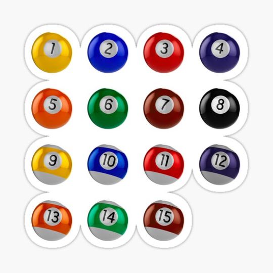 Discover Pool Billard Balls Set