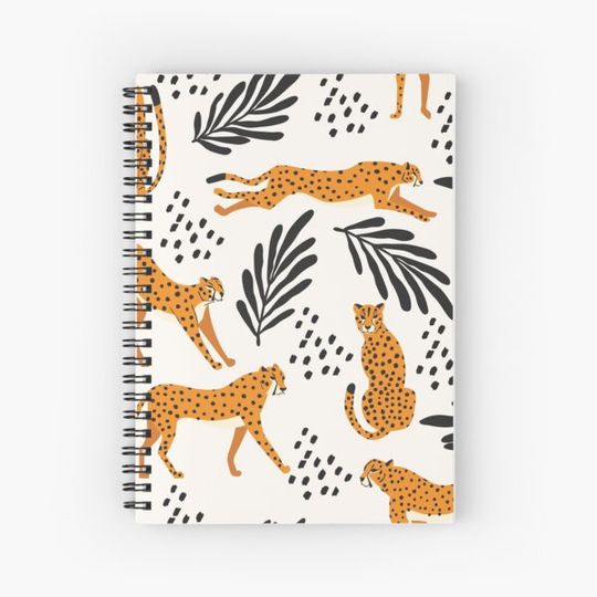 Discover Cheetahs pattern on white