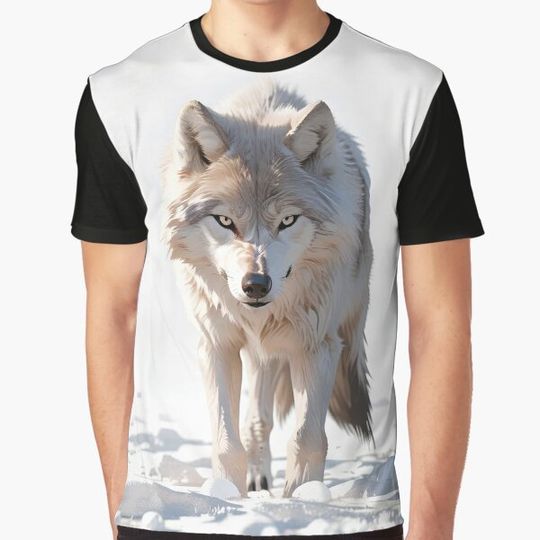 Discover Sleek and Majestic: Wolf's Elegance on White