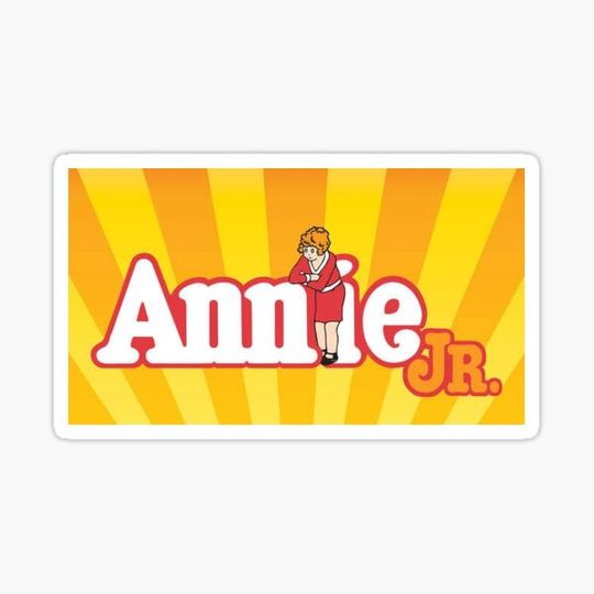 Discover Annie Jr. Logo (With Color Background)