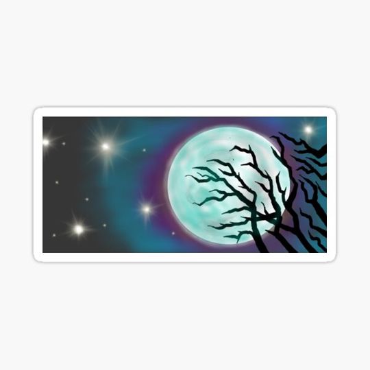 Discover Aqua moon lit night